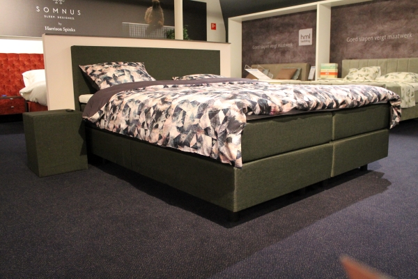 Nu € 2.667,- Showmodel Boxspring Eastborn Ruby 180 x 210